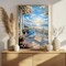 Paint by Numbers for Adult, Paint by Numbers Kit for Adults Beginners, DIY Beach Acrylic Painting on Canvas for Home Wall Art Decor 16x20Inch